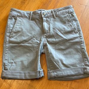 AEO gray Bermuda shorts size 2